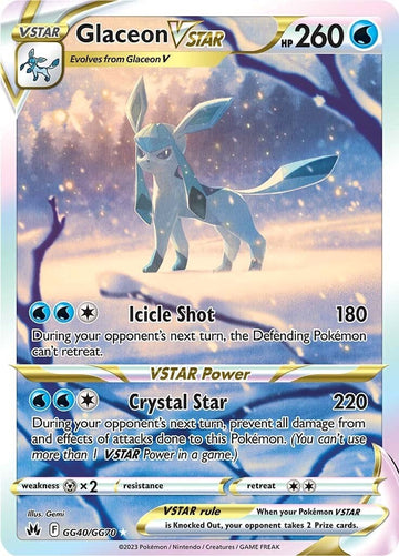 Glaceon VSTAR [CRZ:GG] - Near Mint