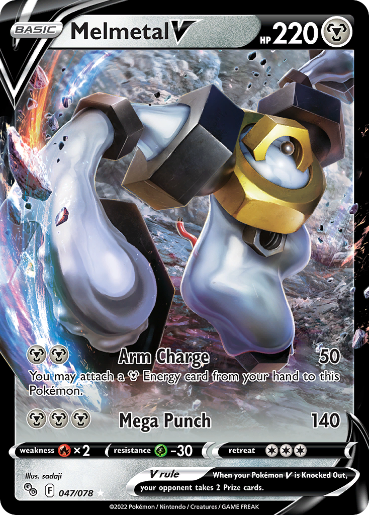 Melmetal V 47 78 Pokmon Go Holofoil