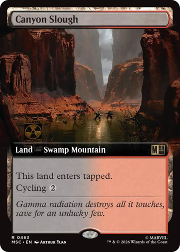 Canyon Slough [463] [Extended Art] [Marvel Super Heroes: Commander] [Non-Foil]