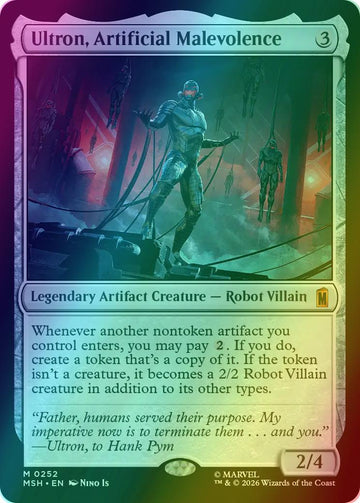 Ultron, Artificial Malevolence [252] [Marvel Super Heroes] [Foil]