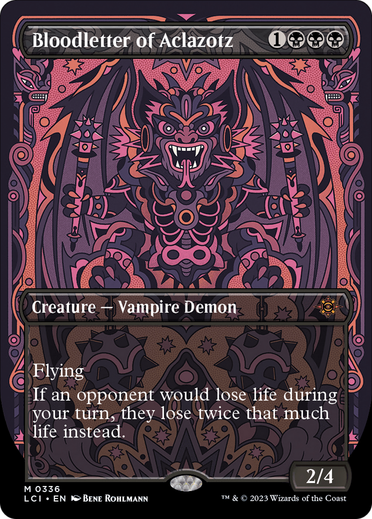 Bloodletter of Aclazotz (LCI-336) - The Lost Caverns of Ixalan: (borderless) (Borderless)