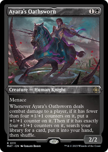 Ayara's Oathsworn (Foil Etched) - 111 - (March of the Machine: The Aftermath)