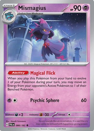 Mismagius 088 193 88 Sv02 Paldea Evolved