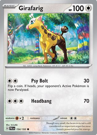 Girafarig 154 Sv02 Paldea Evolved