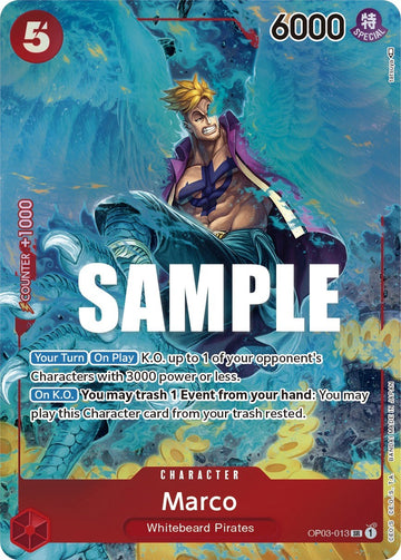 Marco (Alternate Art) [OP03] - Near Mint