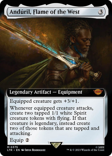 Anduril, Flame of the West (Extended Art) [LTR] - Near Mint