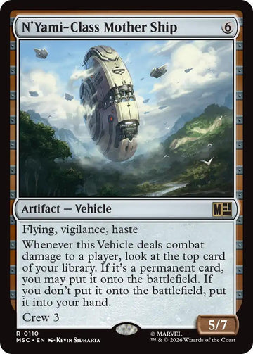 N'Yami-Class Mother Ship [110] [Marvel Super Heroes: Commander] [Non-Foil]