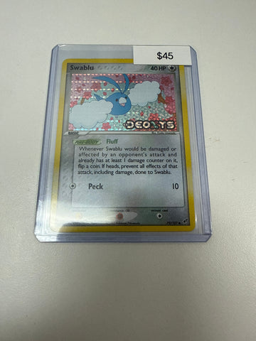 Pokemon Swablu Ex Deoxys Stamped #79/107