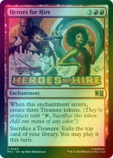 Heroes for Hire [688] [Jumpstart] [Marvel Super Heroes: Commander] [Foil]