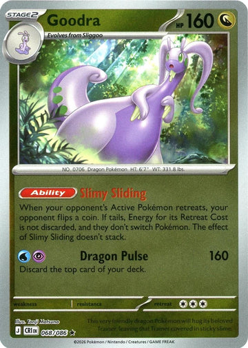 Goodra - 068/086 - Rare [me04-068] [Reverse Holo]
