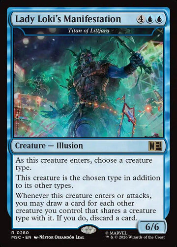 Lady Loki's Manifestation - Titan of Littjara [280] [Marvel Super Heroes: Commander] [Non-Foil]