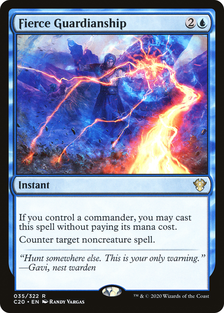 Fierce Guardianship (C20-035) - Commander 2020