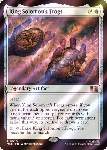 King Solomon's Frogs [20] [Marvel Super Heroes: Commander] [Surge Foil]