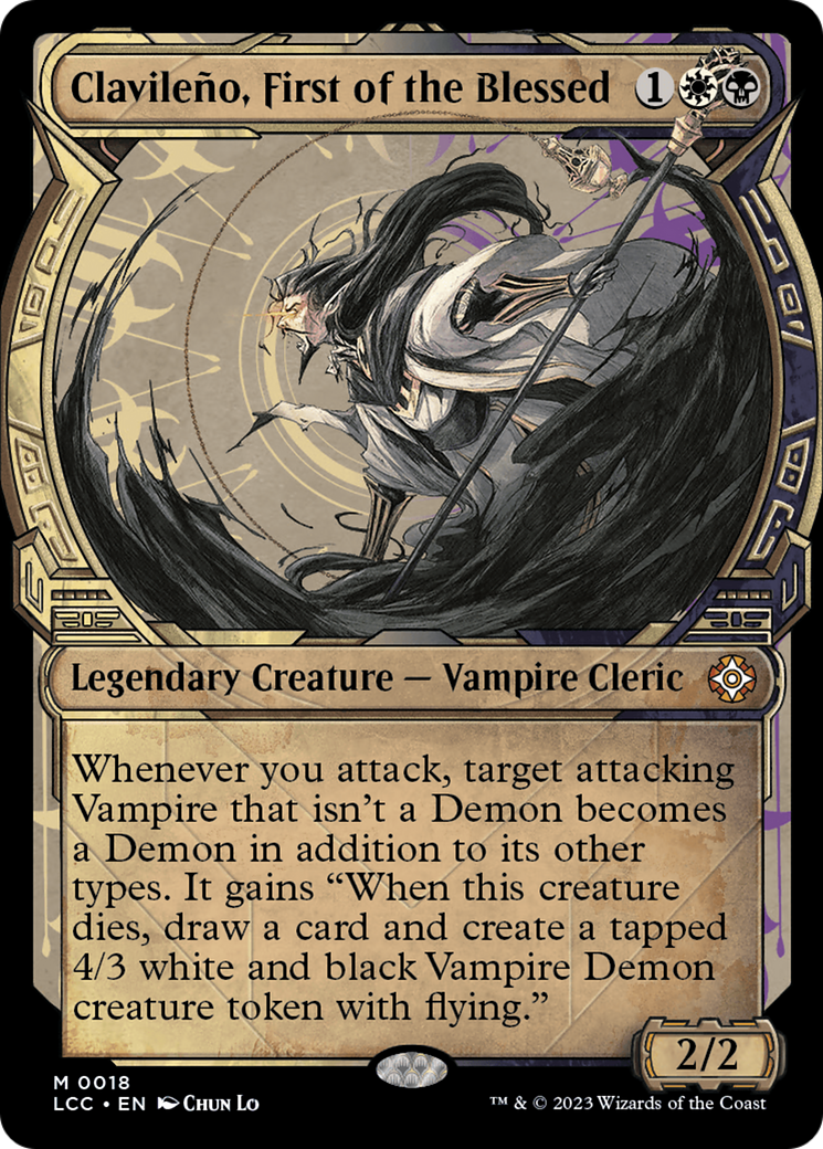 ClavileÃ±o, First of the Blessed (LCC-018) - The Lost Caverns of Ixalan Commander: (Showcase) Foil