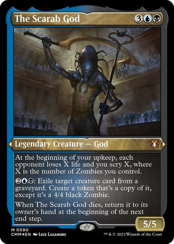 The Scarab God (Foil Etched) [CMM] - Near Mint