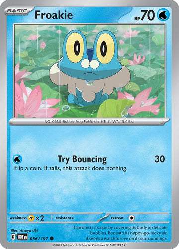 Froakie - 056/197 - (SV03: Obsidian Flames)