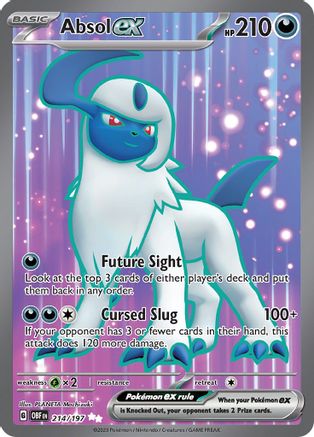 Absol ex (214/197) - SV03 Obsidian Flames Holofoil