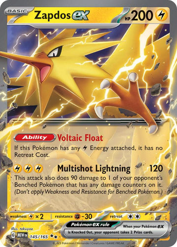 Zapdos ex - 145/165 - SV: Scarlet & Violet 151