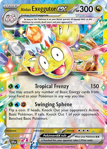 Alolan Exeggutor ex - 133/191 - SV08: Surging Sparks