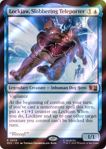 Lockjaw, Slobbering Teleporter [36] [Marvel Super Heroes: Commander] [Surge Foil]
