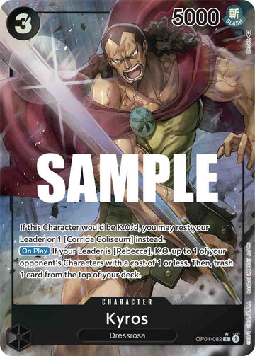 Kyros (Alternate Art) - OP04-082 - (Kingdoms of Intrigue)