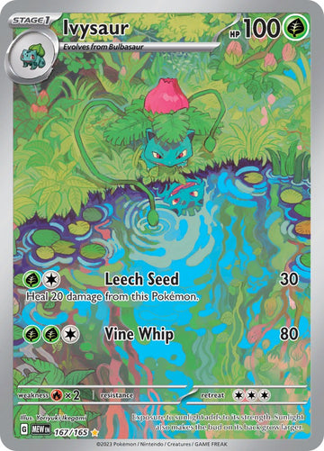 Ivysaur - 167/165 - 167/165 - (SV: Scarlet & Violet 151)