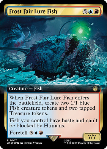 Frost Fair Lure Fish (Extended Art) (Surge Foil) - 1007 - (Universes Beyond: Doctor Who)