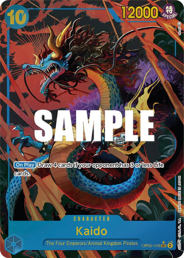 Kaido (118) (Alternate Art) [OP05] - Near Mint