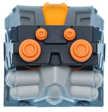 Hot Keys Project HKP Raven Grey / Orange Artisan Keycap