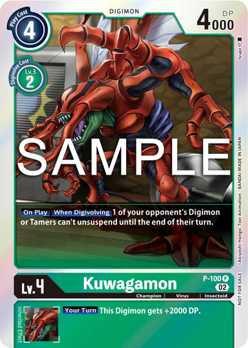 Kuwagamon - P-100 (Limited Card Pack Ver.2) [D-PR - P-100 P]