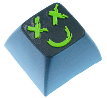 Hot Keys Project HKP Bucket Head Grey & Green (SA R4) Artisan Keycap
