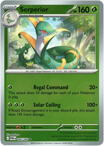 Serperior - 006/088 - Rare [me03-006] [Reverse Holo]