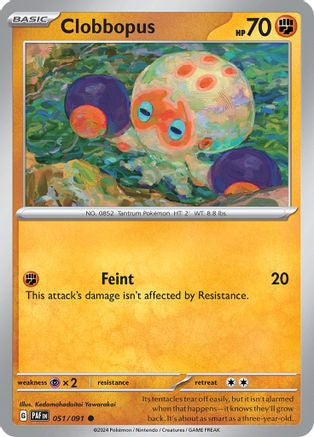 Clobbopus 51 Sv Paldean Fates