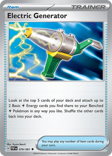 Electric Generator - 079/091 - (SV: Paldean Fates)