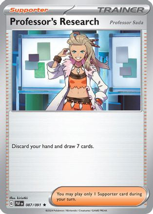 Professor’s Research 87 Sv Paldean Fates Holofoil