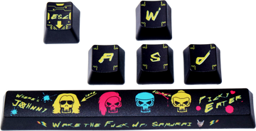 Traitors Where's Johnny 6 Key OEM Profile Dye Sub PBT Keycap Set