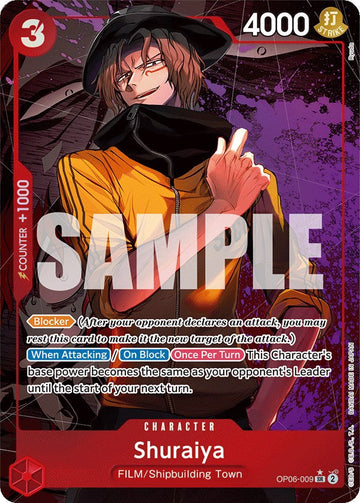 Shuraiya (Alternate Art) - OP06-009 - (Wings of the Captain)