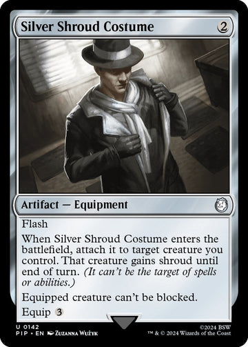 Silver Shroud Costume - 142 - (Universes Beyond: Fallout)