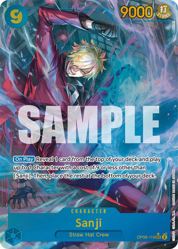 Sanji (Alternate Art) [OP06] - Near Mint