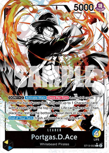 Portgas.D.Ace (002) (Parallel) [ST-13] - Near Mint