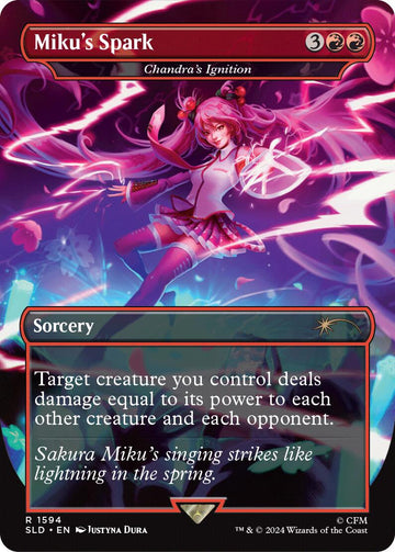 Miku's Spark - Chandra's Ignition - 1594 - (Secret Lair Drop Series)