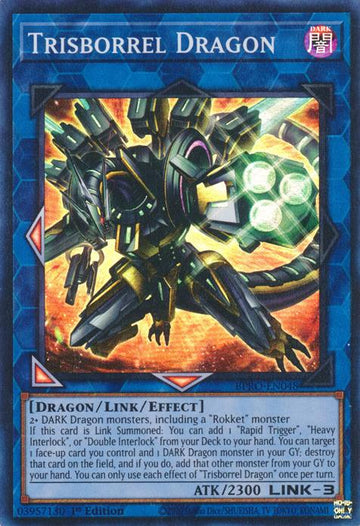Trisborrel Dragon - BPRO-EN048 - Super Rare - 1st Edition