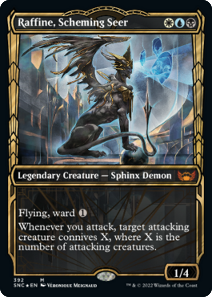 Raffine, Scheming Seer (SNC-392) - Streets of New Capenna: (Showcase) Foil