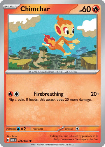 Chimchar - 031/167 - (SV06: Twilight Masquerade)