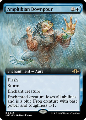 Amphibian Downpour (Extended Art) - 449 - (Modern Horizons 3)