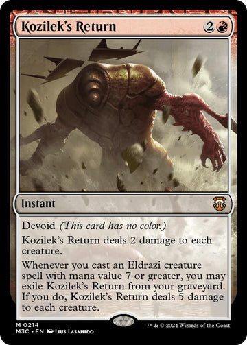 Kozilek's Return (Ripple Foil) [M3C] - Near Mint