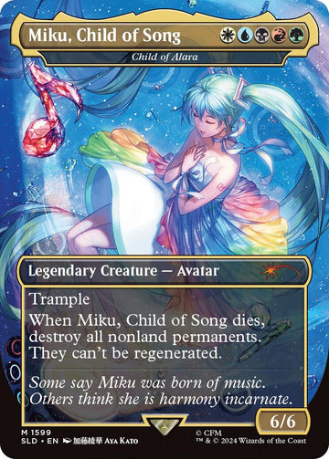 Miku, Child of Song - Child of Alara - 1599 - (Secret Lair Drop Series)