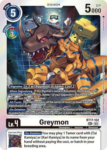 Greymon [BT-17 - BT17-102 SEC]