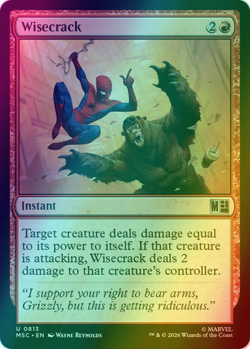 Wisecrack [813] [Jumpstart] [Marvel Super Heroes: Commander] [Foil]