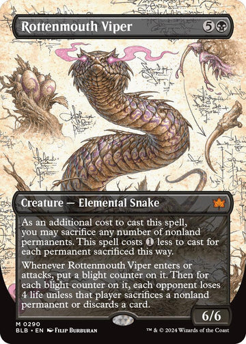 Rottenmouth Viper (Borderless) [BLB] - Near Mint